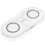Aisens Cargador Inalámbrico 2 en 1 15W Blanco ASCH-15W2WC059-W